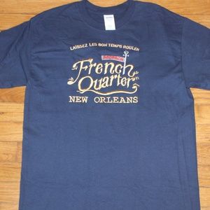 New Orleans French Quarter Embroidered t shirt